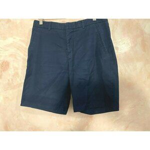 Sandro Paris flat front men's shorts blue Navy‎